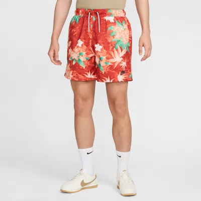 Nike Club Flow Sweet Shorts In Orange