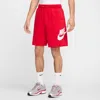Nike Men's Club French Terry Alumni Shorts In Red