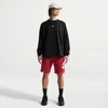 Nike Men's Club French Terry Alumni Shorts In Red