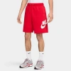 Nike Men's Club French Terry Alumni Shorts In University Red/university Red/white