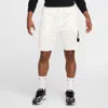 Nike Men's Club French Terry Alumni Shorts In White