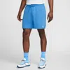 Nike Men's Club French Terry Flow Shorts In Blue