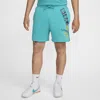 Nike Men's Club French Terry Flow Shorts In Green
