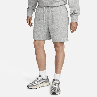 Nike Men's Club French Terry Flow Shorts In Grey