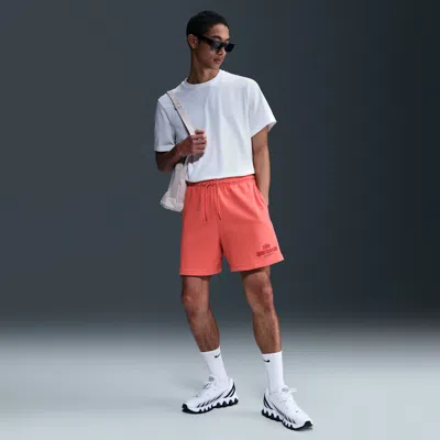 Nike Men's Club French Terry Flow Shorts In Obsidian,obsidian,university Gold