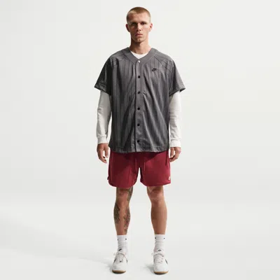 Nike Men's Club French Terry Flow Shorts In Gray