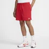 Nike Mens  Club Flow Shorts In Red