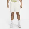 Nike Men's Club French Terry Flow Shorts In White