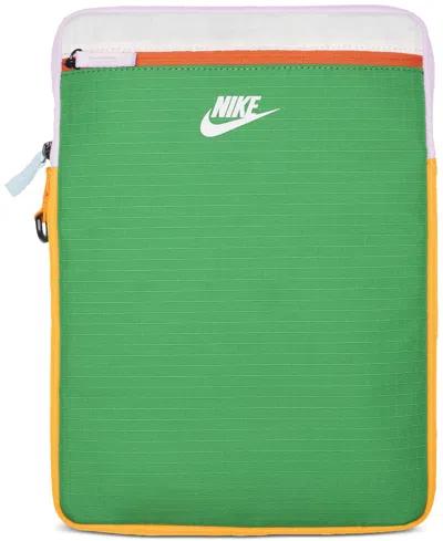 Nike Men's Club Graphic Laptop Sleeve Backpack In Green,royal