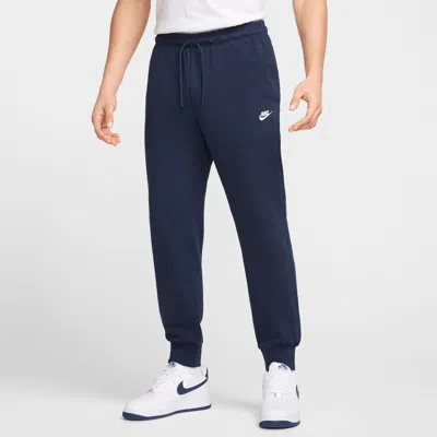 Nike Club Knit Joggers In Blue