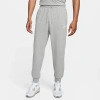 Nike Men's Club Knit Jogger Pants In Dark Grey Heather/white