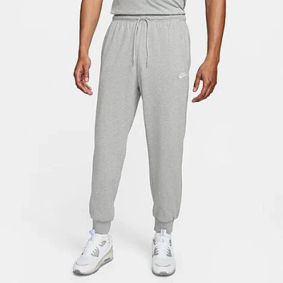 Nike Club Knit Joggers In Gray