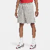 Nike Men's Club Knit Shorts In Grey