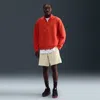 Nike Men's Club Knit Shorts In Orange