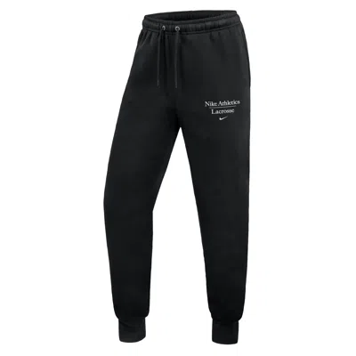 Nike Men's Club Lacrosse Fleece Jogger Pants In Black