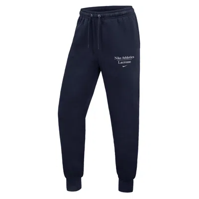 Nike Men's Club Lacrosse Fleece Jogger Pants In Blue