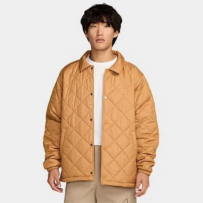 NIKE NIKE MEN'S CLUB LIGHTWEIGHT QUILTED THERMA-FIT INSULATED JACKET