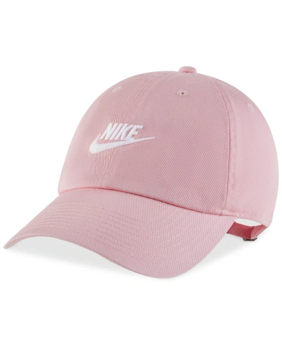 Nike Men's Club Logo Embroidered Cap In Medium Soft Pink