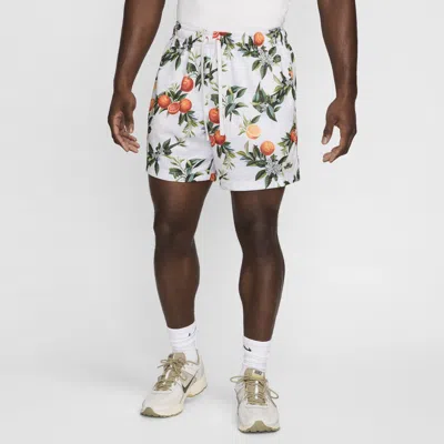 Nike Men's Club Mesh Flow Shorts In White