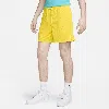 Nike Men's Club Mesh Flow Shorts In Yellow