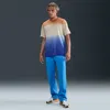 Nike Men's Club Open-hem Fleece Pants In Blue