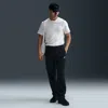 Nike Men's Club Open-hem Fleece Pants In Black