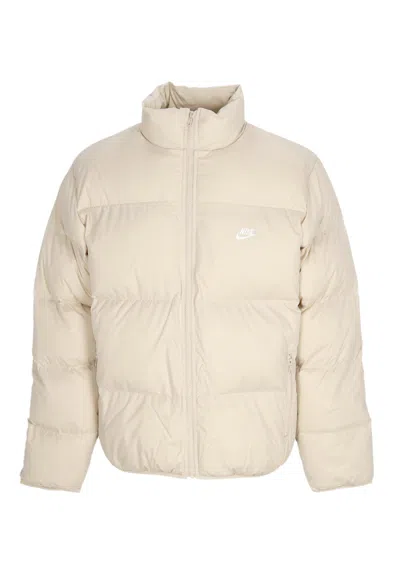 Nike Men's Club Puffer Jacket Sanddrift/white