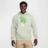 Nike Men's Club Pullover Hoodie In Green