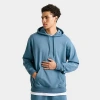 Nike Men's Club Refined Pullover Hoodie In Smokey Blue/denim Turquoise