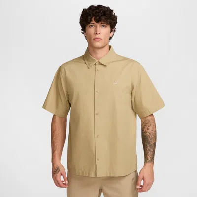NIKE MEN'S CLUB SHORT-SLEEVE BUTTON-DOWN SHIRT,1015652771