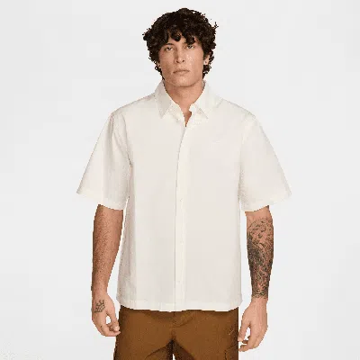 NIKE MEN'S CLUB SHORT-SLEEVE BUTTON-DOWN SHIRT,1015652911