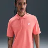 Nike Men's Club Short-sleeve Polo In Orange