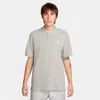 Nike Men's Club Short-sleeve Polo In Gray