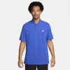 Nike Men's Club Short-sleeve Polo In Blue