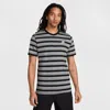 Nike Striped T-shirt In Black