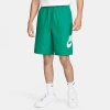 Nike Men's Club Woven Shorts In Malachite/white