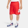 Nike Men's Club Unlined Woven Shorts In University Red/white