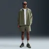 Nike Men's Club Washed Chino Shorts In Green
