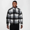 Nike Mens  Club Seasonal Winterized All Over Print Half-zip In Black/white/smoke Grey/white
