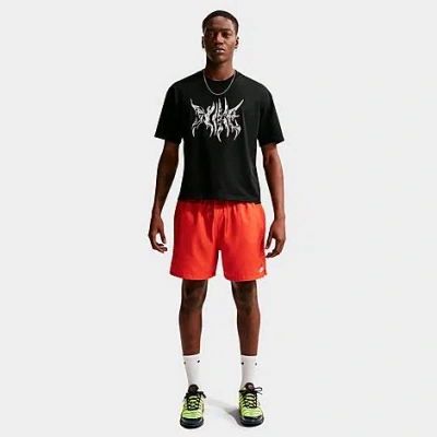 Nike Mens  Club Flow Shorts In Cosmic Clay/white