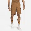 Nike Men's Club Woven Cargo Shorts In Brown
