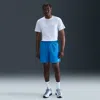 Nike Men's Club Flow Relaxed-fit 6" Drawstring Shorts In Blue