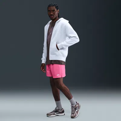 Nike Men's Club Woven Flow Shorts In Pink