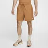 Nike Men's Club Woven Flow Shorts In Brown