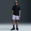 Nike Men's Club Woven Flow Shorts In Purple