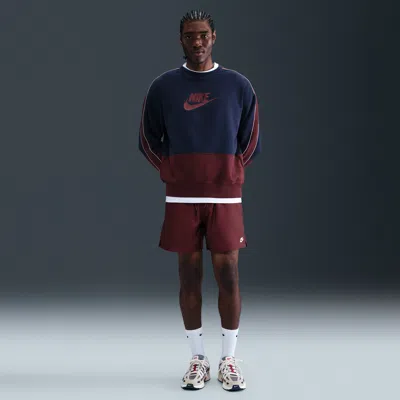 Nike Men's Club Woven Flow Shorts In Red