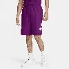 Nike Men's Club Woven Shorts In Purple