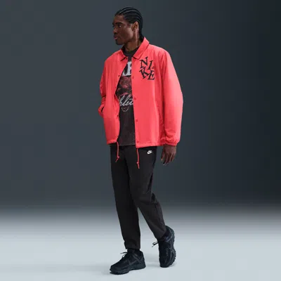 Nike Men's Club Woven Tapered Pants In Black