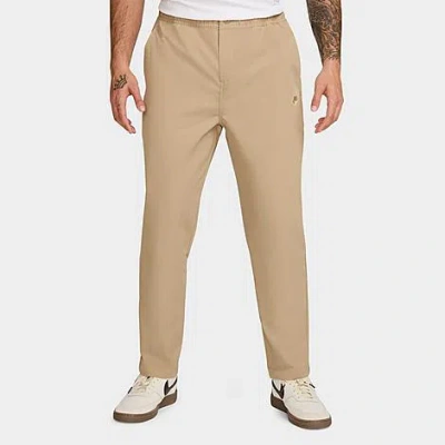 Nike Men's Club Woven Tapered Pants In Parachute Beige/parachute Beige