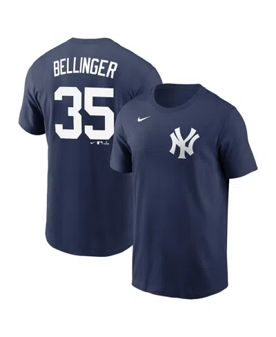 Nike Men's Cody Bellinger Navy New York Yankees Fuse Name Number T-shirt